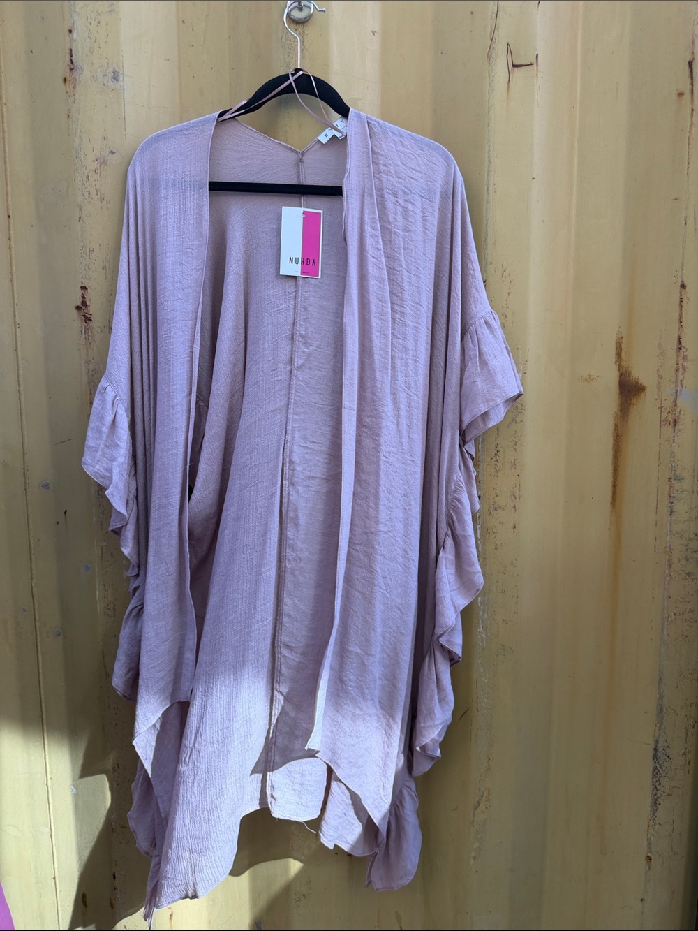 NURDA Blush Pink Lightweight Kimono